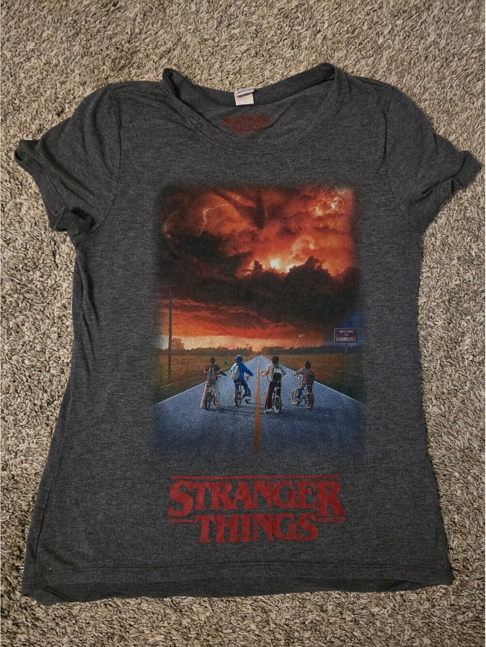 Stranger Things Graphic T-Shirt Size Large (11-13)